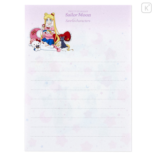 Japan Sanrio × Sailor Moon Cosmos Mini Letter Set A - 3