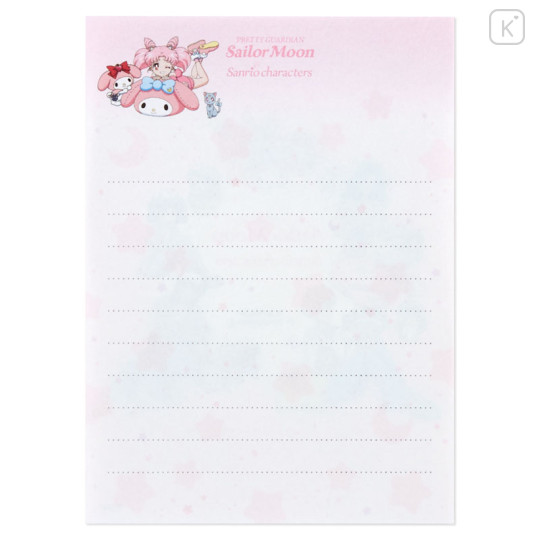 Japan Sanrio × Sailor Moon Cosmos Clear Mini Letter Set B - 3