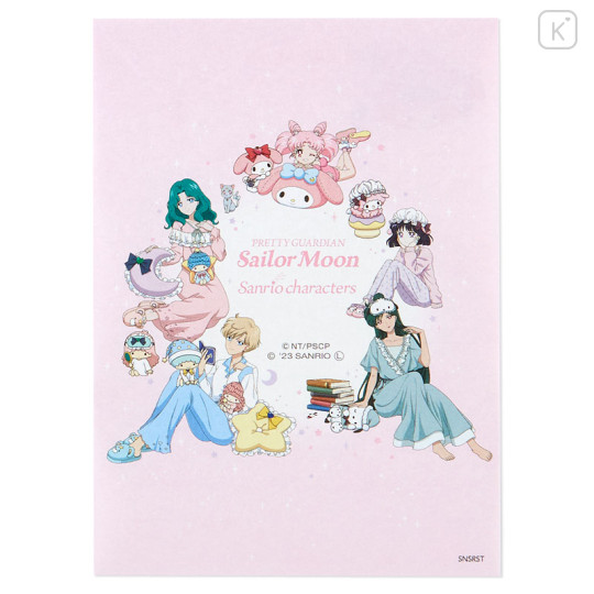 Japan Sanrio × Sailor Moon Cosmos Clear Mini Letter Set B - 4