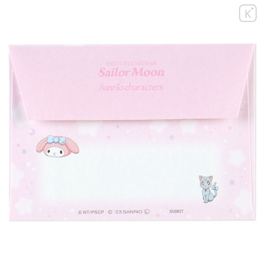 Japan Sanrio × Sailor Moon Cosmos Clear Mini Letter Set B - 6