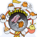 Japan Sanrio Original Acrylic Stand Clock - Gudetama Land - 4