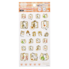 Japan Mofusand Sticker For Cloth Surface - Cat / Bread