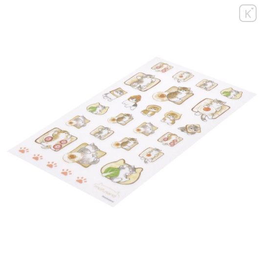 Japan Mofusand Sticker For Cloth Surface - Cat / Bread - 3