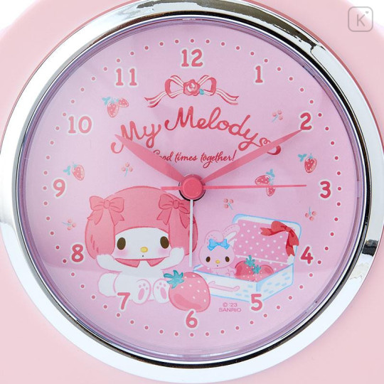 Japan Sanrio Original Talking Alarm Clock - My Melody - 5