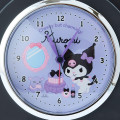 Japan Sanrio Original Talking Alarm Clock - Kuromi - 5