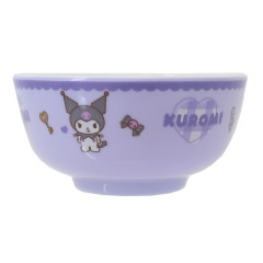 Japan Sanrio Melamine Bowl - Kuromi / Light Purple