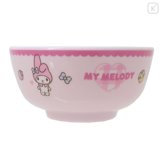 Japan Sanrio Melamine Bowl - Melody / Light Pink - 1