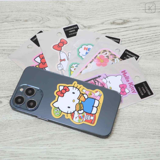 Japan Sanrio Vinyl Sticker - Hello Kitty / Tokimeki Heisei Kogal - 2