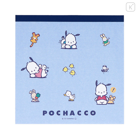 Japan Sanrio Square Memo - Pochacco / Retro - 1