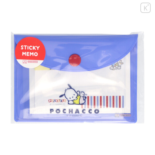 Japan Sanrio Sticky Notes & Case - Pochacco / Retro - 1