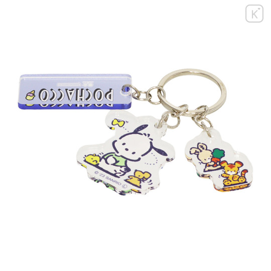 Japan Sanrio Keychain - Pochacco / Retro - 3