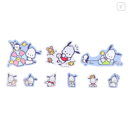 Japan Sanrio Sticker Set - Pochacco / Retro - 3