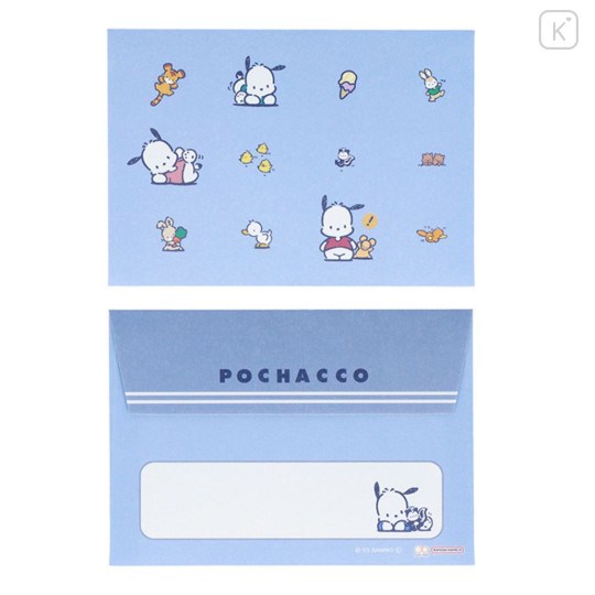 Japan Sanrio Mini Letter Set - Pochacco / Retro - 2