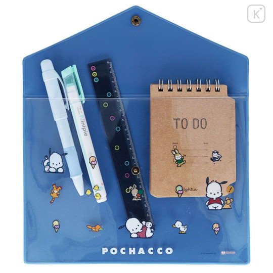 Japan Sanrio A5 Multi Case Folder - Pochacco / Retro - 2