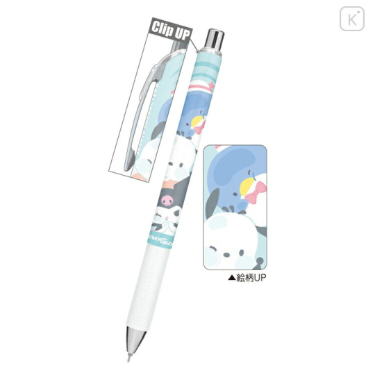 Japan Sanrio EnerGize Mechanical Pencil - Pochacco & Kuromi & Tuxedo Sam - 1