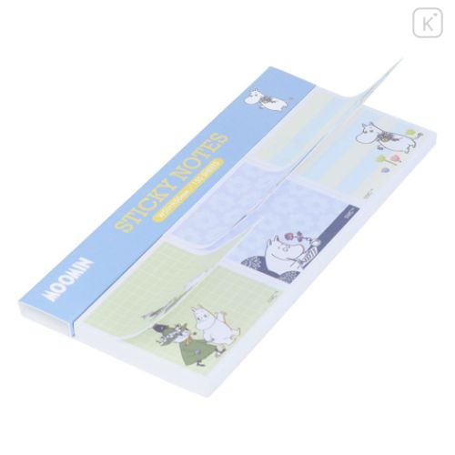 Japan Moomin Square Sticky Notes - Moomintroll / Snufkin - 2