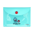 Japan Sanrio Sticky Notes & Case - Hangyodon / Retro - 2