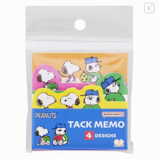 Japan Peanuts Die-cut Tack Memo - Snoopy / Friends - 1