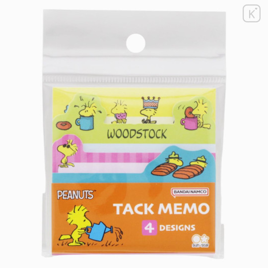 Japan Peanuts Die-cut Tack Memo - Snoopy : Woodstock - 1