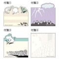 Japan Moomin Die-cut Tack Memo - Moomin / Storm - 4