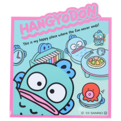 Japan Sanrio Vinyl Sticker - Hangyodon / Home