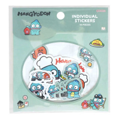 Japan Sanrio Sticker Set - Hangyodon / Retro