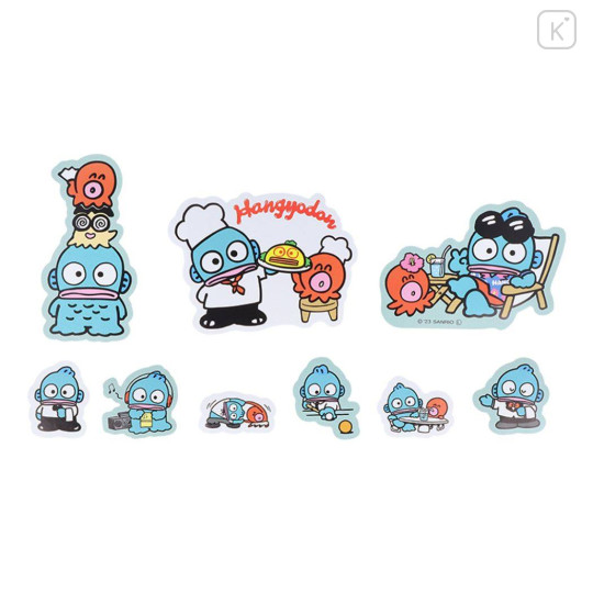 Japan Sanrio Sticker Set - Hangyodon / Retro - 3