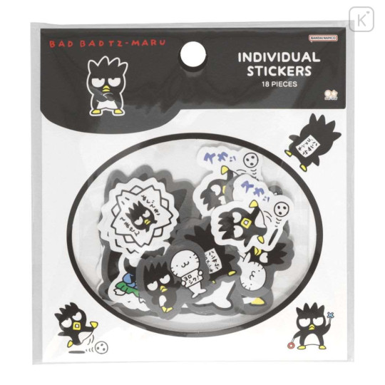 Japan Sanrio Sticker Set - Bad Badtz-maru / Retro - 1