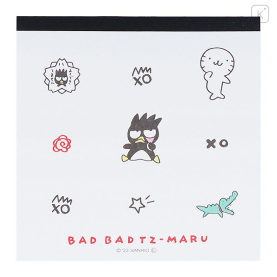 Japan Sanrio Square Memo - Bad Badtz-maru / Retro - 1