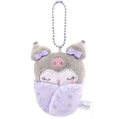 Japan Sanrio Ball Chain Swaddle Mascot - Kuromi / Baby