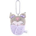 Japan Sanrio Ball Chain Swaddle Mascot - Kuromi / Baby - 1