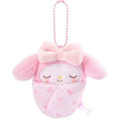 Japan Sanrio Ball Chain Swaddle Mascot - My Melody / Baby