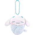 Japan Sanrio Ball Chain Swaddle Mascot - Cinnamoroll / Baby - 1