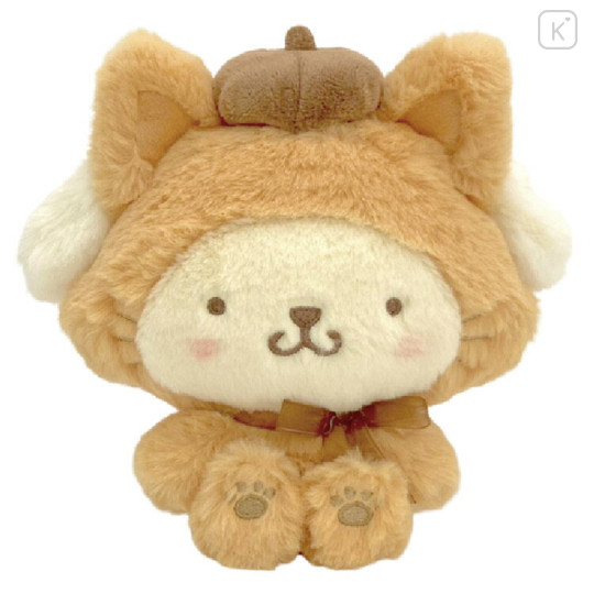 Japan Sanrio Plush Toy - Pompompurin / Fluffy Pastel Cat - 1