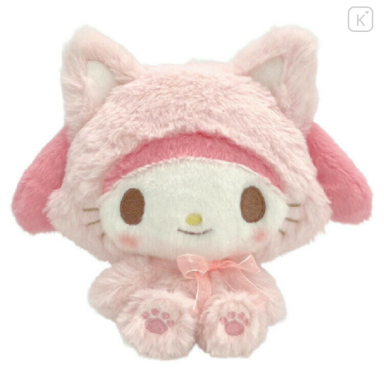 Japan Sanrio Plush Toy - My Melody / Fluffy Pastel Cat - 1