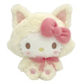 Japan Sanrio Plush Toy - Hello Kitty / Fluffy Pastel Cat - 1