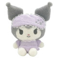 Japan Sanrio Fluffy Plush Toy - Kuromi / Pajama - 1