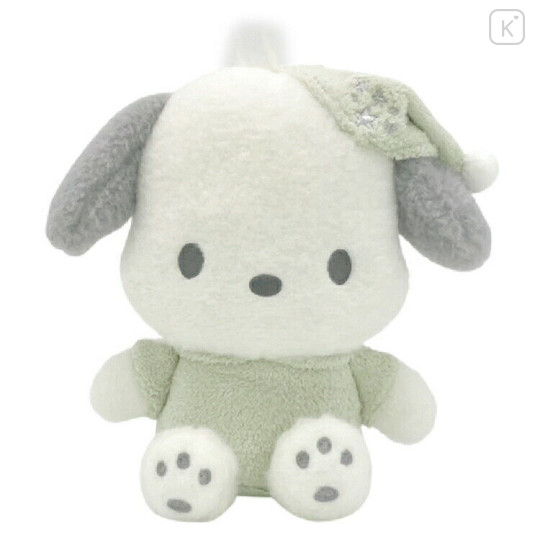 Japan Sanrio Fluffy Plush Toy - Pochacco / Pajama - 1
