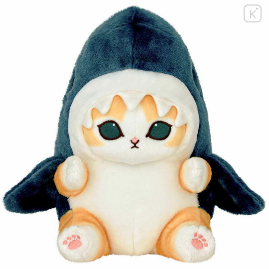 Japan Mofusand Fluffy Plush Toy - Cat / Shark - 1