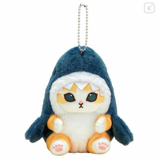 Japan Mofusand Chubby Potepote Mascot Holder - Cat : Shark - 1