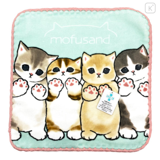 Japan Mofusand Mini Towel - Cat / Staring - 1