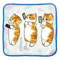 Japan Mofusand Mini Towel - Cat / Playing Phone - 1