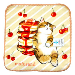 Japan Mofusand Mini Towel - Cat / Cherry Pancake