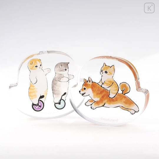 Japan Mofusand Swinging Acrylic Set - Cat : Riding - 1