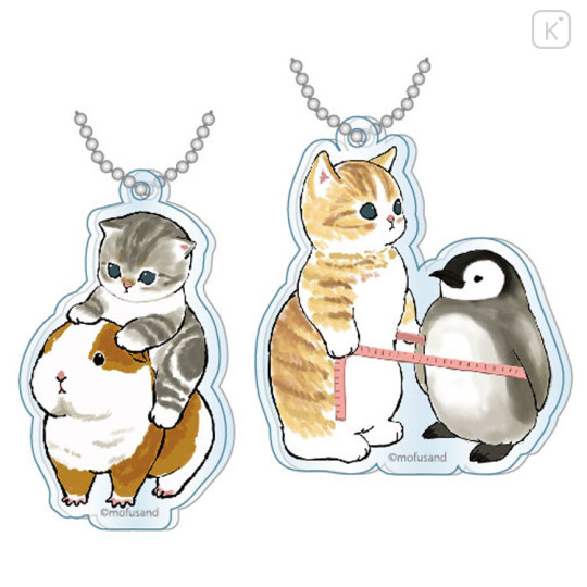 Japan Mofusand Acrylic Key Chain Set - Cat : Hasmter Penguin - 1
