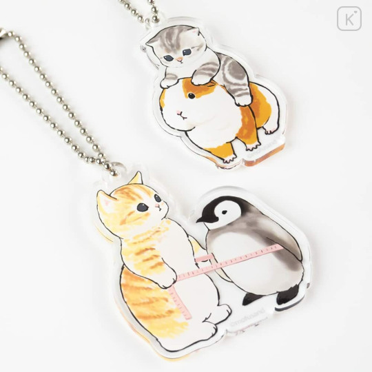 Japan Mofusand Acrylic Key Chain Set - Cat : Hasmter Penguin - 2