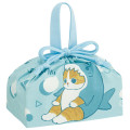 Japan Mofusand Bento Lunchbox Bag - Cat / Shark Hat - 1