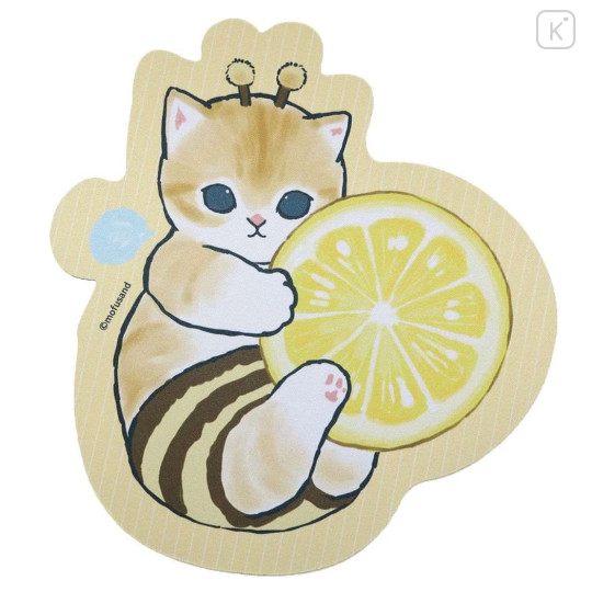 Japan Mofusand Mouse Pad - Cat / Bee & Lemon - 1