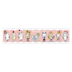Japan Mofusand Yojo Masking Tape - Cat / Cream Parfait