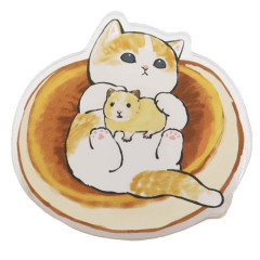 Japan Mofusand Acrylic Clip - Cat / Hamaster Pancake